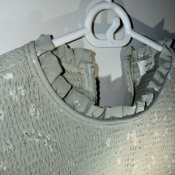 Aritzia Wilfred Light Green Tempest Blouse - Picture 5 of 7